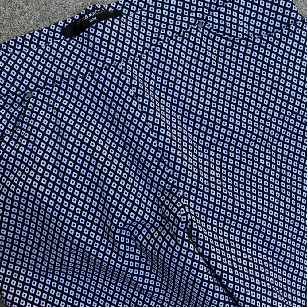 89TH & MADISON 1978 Business Office Dress Pants Women's PM Black Rayon Nylon‌‌ - Picture 3 of 4